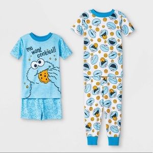 2T cookie monster PJ’s